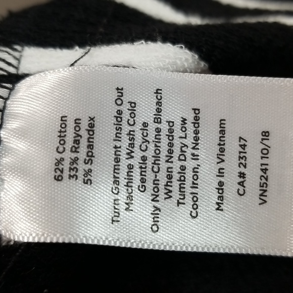 Petite MP Talbots super stretchy black and white casual cardigan size medium P - Picture 12 of 14